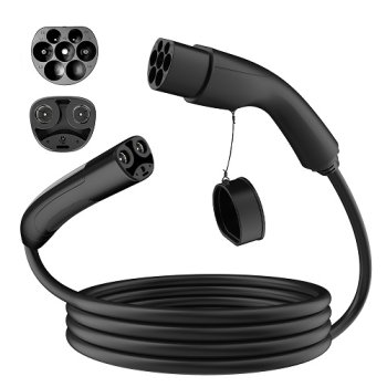 Elektroauto uzlādes kabelis Tesla NACS uz Type 2 32A 7.2kW 5m