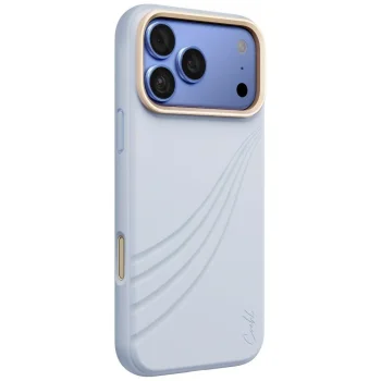 Vāciņš Uniq Coehl Serina iPhone 18 Pro Max / 17 Pro Max ar magnētisko uzlādi, zils