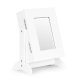 Modernhome FH-JC0120 Jewelry Box with Mirror, White