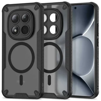 Чехол Tech-Protect для Xiaomi Poco M8 Pro / Redmi Note 15 Pro+ 5G Rugged Shield MagSafe, черный