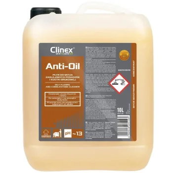 Šķidrums eļļas traipu noņemšanai no betona bruģakmens CLINEX Anti-Oil 10L | Liquid for removing oil stains from...