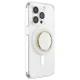 Popsockets Round Luxe Coconut Creme Enamel MagSafe Holder and Phone Stand