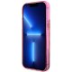 Guess iPhone 14 Pro Case Liquid Glitter 4G Translucent, Pink