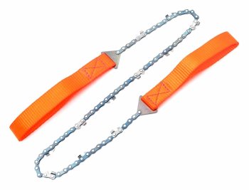 Handheld 65cm Chain Saw, Black and Orange