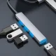 Orico AH-A13 USB-A centrmezgls (1x USB 3.0, 3x USB 2.0), pelēks