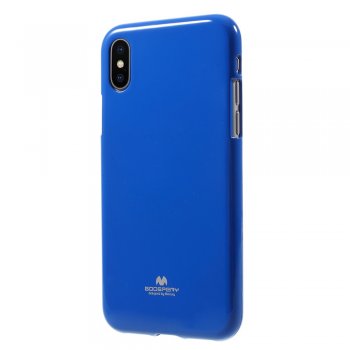 Apple iPhone X / Xs 10 5.8" MERCURY GOOSPERY Glitter Powder TPU Gel Case Cover, Blue | Telefona Maciņš Vāciņš Apvalks Bampers