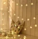 LED Star String Lights 3m, Battery Operated, Warm White
