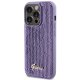 Guess iPhone 15 Pro vāciņš Sequin Script Metal, violets