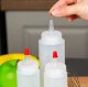 Icing Bottles, Drip and Drizzle Squeeze Bottles, Cakes and Confectionery Products Decorating Bottles, Set of 2