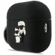 Karl Lagerfeld Silicone Karl & Chaupette Head 3D maciņš AirPods Pro 3, Black