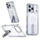 Samsung Galaxy S25 FE bruņu ietvars Hybrid Armor X ar MagSafe statīvu, caurspīdīgs