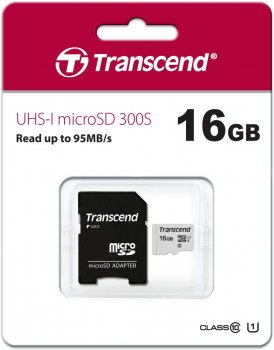 Transcend 16GB MicroSDHC ( UHS-I U1 ) Memory Card | Atmiņas Karte Telefonam Foto Kamerai