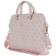 Guess 4G rāvējslēdzēja kabatas trīsstūra logotipa 15\" klēpjdatora soma - Rozā | Zipper Pocket Triangle Logo...