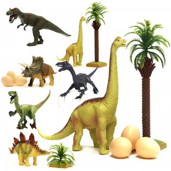 Rotaļlietu Komplekts, 14 gab Dinozauri| Educational Set