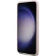 Чехол Karl Lagerfeld для Samsung Galaxy S23 FE Silicone Choupette Metal Pin, розовый
