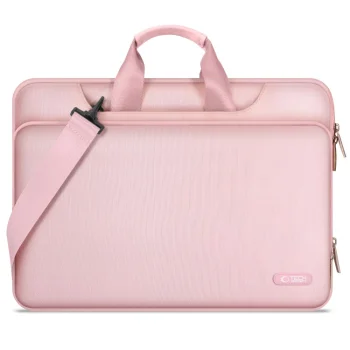 Сумка для ноутбука Tech-Protect Pocket 15-16", розовая