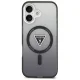 Чехол Guess IML Gradient Triangle Logo MagSafe для iPhone 17 - Черный
