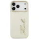 Karl Lagerfeld \'Karl Script\' logo vāciņš iPhone 17 Pro Max — bēšs | Phone Case Cover