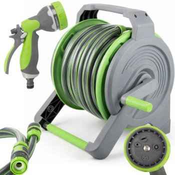 Garden Hose on Reel 40m 4-Layer Reinforced DIVO