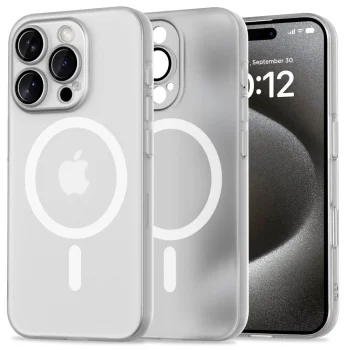 Чехол Tech-Protect для iPhone 16 Pro MagSlim MagSafe, белый