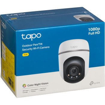 Tapo TC40 Outdoor Surveillance Camera, White/Black