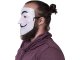 Gaja Foksa maska Anonymous V for Vendetta Helovīnam, balta