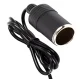Voltage Converter 230V to 12V with Cigarette Lighter Socket PT12A, Black