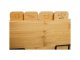 Set Of 4 Wooden Bamboo Cutting Chopping Boards with Stand