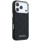 Чехол Karl Lagerfeld Grained Mono Resin Logo MagSafe для iPhone 17 / 18 Pro Max, черный