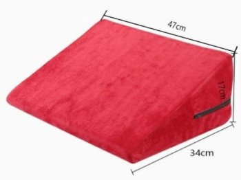 Large Firm Red Cushion