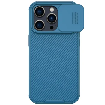 Nillkin CamShield Pro Magnētiskais Maciņš iPhone 14 Max Vāciņš ar Kameras Aizsargu Zils (ar MagSafe) | Magnetic...