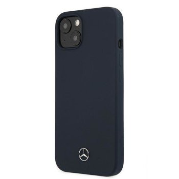 Mercedes iPhone 13 mini vāciņš Silicone Line, tumši zils