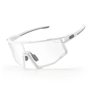 Velo brilles Rockbros SP258 ROAD TO SKY fotohromās sporta brilles, baltas