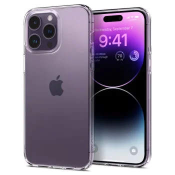 Apple iPhone 15 Pro 6.1'' Spigen Liquid Crystal TPU Case Cover, Transparent | Telefona Maciņš Vāks Apvalks Bampers