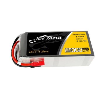 Tattu 22000mAh 22.2V 30C 6S1P LiPo akumulators (AS150+XT150)