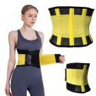 Fitness Belt Corset For Weight Loss - Size M, Yellow