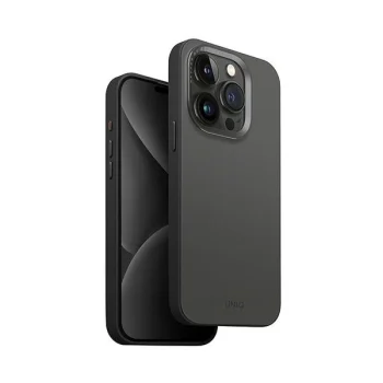 Uniq Lyden DS Magclick Charging ümbris iPhone 15 Pro 6.1", hall-must