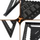 Bigstren Carpenter Square 30x30cm with 5 Pencils, Black