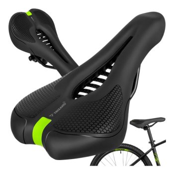 Trizand velosipēda sēdeklis 28x14cm, melns