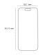 TFO 2.5D aizsargstikls Apple iPhone 15 Pro 6.1\"