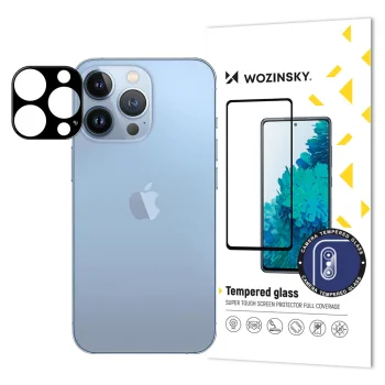 Wozinsky Full Camera Glass kamerai iPhone 15 Pro Max, Melns