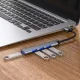 Тонкий USB хаб на 4 порта 1x3.0 3x2.0 для подключения устройств,...