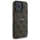 Guess iPhone 16 Pro Max Case 4G Ring Classic Logo MagSafe, Brown