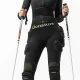 Qunature Ski Advanced gurnu aizsargšorti XL, melni