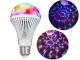 Вращающаяся светодиодная RGB лампа E27, диско-шар