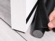 Self-Adhesive Door Draft Stopper and Noise Blocker, 96cm, Black