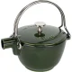 Чугунный чайник Staub 1,15 л, круглый, зеленый