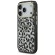Guess Leopard Glitter MagSafe Phone Case Cover iPhone 17 Pro Max - Black