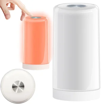 Bezvadu LED galda lampa ar skārienvadību un RGB krāsām, USB-C