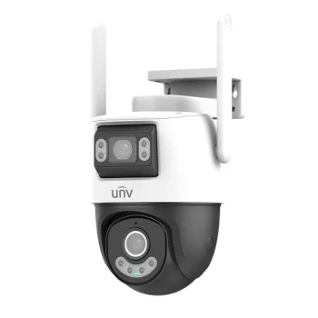 Умная уличная PT-камера с двумя объективами 3MP + 3MP, 4G LTE, IP66